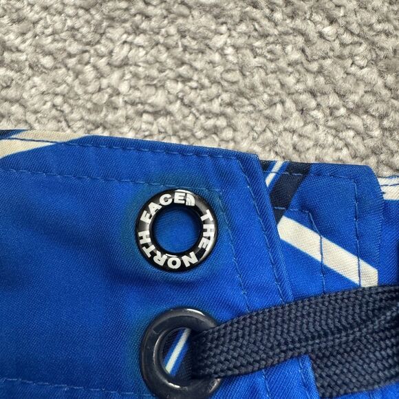 The North Face Cargo Board Shoarts Swim Trunks Mens 30 Blue Plaid Outdoor Summer - Picture 4 of 16